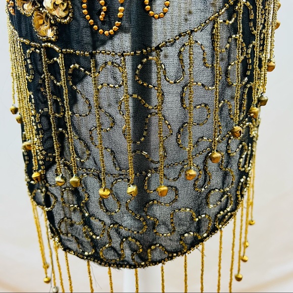 Vintage Beaded/Sequin Belly Dance Skirt - Picture 7 of 16